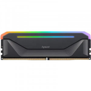 Оперативная память Apacer  DDR5  32GB  6200MHz DIMM NOX RGB Black Gaming Memory CL40 1.35V (Retail) 2048*8  Heat Sink (Retail) 3 years (AH5U32G62C532NBAA-1)