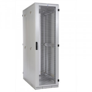 ЦМО! Шкаф серверный напольный 42U (800 х 1000) дверь перфорированная, задние двойные перфорированные(ШТК-С-42.8.10-48АА)