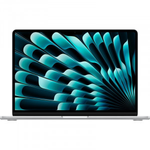 Apple MacBook Air 13-inch 2025 [MW0X3ZA/A] (КЛАВ.РУС.ГРАВ.) Silver 13.6" Liquid Retina {(2560x1600) M4 10C CPU 10C GPU/16GB/512GB SSD/рекоменд.переходник 1991284/11007065} (A3240)