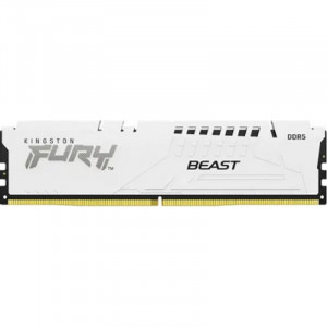 Память DDR5 32GB 6000MHz Kingston KF560C36BWE-32 Fury Beast White Expo RTL Gaming PC5-48000 CL36 DIMM 288-pin 1.35В dual rank с радиатором Ret