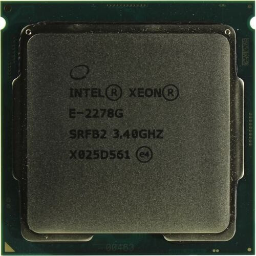 Процессор/ APU LGA1151-v2 Intel Xeon E-2278G (Coffee Lake, 8C/16T,3.4/5GHz, 16MB, 80W, UHD Graphics P630) OEM (clean pulled)