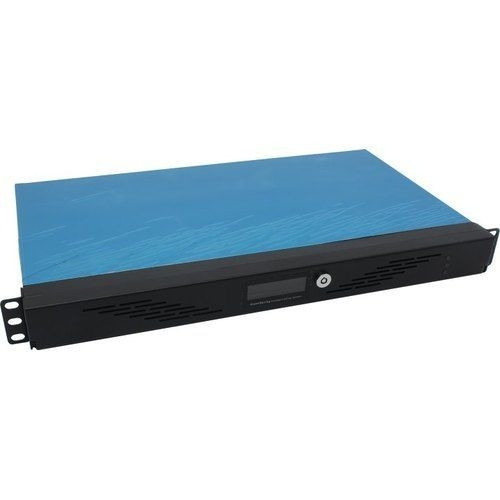 Procase GM125DF-B-0 Корпус 1U Rack server case, дверца, черный, панель управления, без блока питания, глубина 250мм, MB ITX 6.7"x6.7"