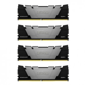 Память оперативная/ Kingston 64GB3200MT/s DDR4 CL16DIMM (Kit of4)1Gx8 FURYRenegadeBlack