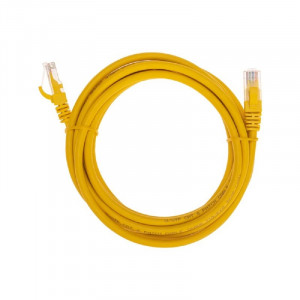 Rexant (02-0295-3) Патч-корд U/UTP, CAT 6, RJ45-RJ45, 26AWG, LSZH, желтый, 3м
