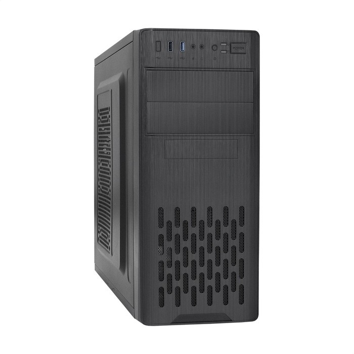 Exegate EX292995RUS Корпус Miditower ExeGate CP-606U-AB400 (ATX, AB400 с вент. 8см, 1*USB+1*USB3.0, аудио)