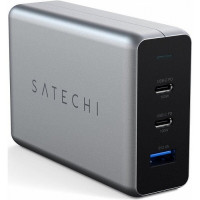 Satechi [ST-TC100GM-EU] Сетевое зарядное устройство Compact GaN Charger 100W Type-C PD - Space Gray (1790369) 