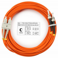 Cabeus FOP-62-SC-ST-25m Шнур оптический duplex SC-ST 62,5/125 mm 25м LSZH Cabeus FOP-62-SC-ST-25m Шнур оптический duplex SC-ST 62,5/125 mm 25м LSZH