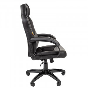 Офисное кресло Chairman   game 17 экопремиум черный/серый (7024558)