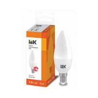 Iek LLE-C35-9-230-30-E14 Лампа светодиодная LED C35 свеча 9Вт 230В 3000К E14