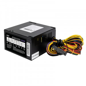 Блок питания/ PSU HIPER HPT-400 (ATX 2.31, peak 400W, Passive PFC, 80mm fan, power cord, Black) OEM