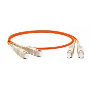 Hyperline FC-D2-62-SC/PR-SC/PR-H-3M-LSZH-OR Патч-корд волоконно-оптический (шнур) MM 62.5/125, SC-SC, 2.0 мм, duplex, LSZH, 3 м