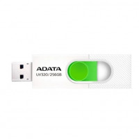 Флеш Диск A-DATA 256GB <AUV320-256G-RWHGN> UV320, USB 3.2, белый/зеленый