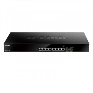 D-Link DMS-1100-10TS/A1A Настраиваемый коммутатор с 8 портами 100/1000/2.5GBase-T и 2 портами 10GBase-X SFP+