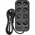 PowerCom Сетевой фильтр SP-08 USB03AB 3,0 m 3.0м (8 розеток) черный (коробка) (1928707) PowerCom Сетевой фильтр SP-08 USB03AB 3,0 m 3.0м (8 розеток) черный (коробка) (1928707)