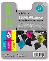 Cactus C8728 Картридж струйный Cactus CS-C8728 многоцветный для №28 HP DeskJet 3320/3325/3420/3425/3520/3535/3550 (18ml)