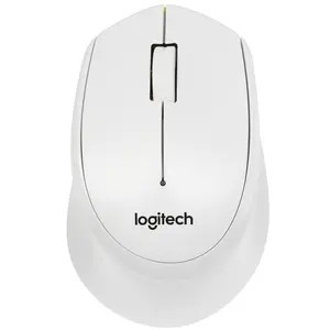 Мышь беспроводная Logitech M330 Silent Plus White (белая, оптическая, 1000dpi, 2.4 GHz/USB-ресивер, бесшумная, под правую руку) (арт. 910-004926, M/N: M-R0051 / C-U0010)