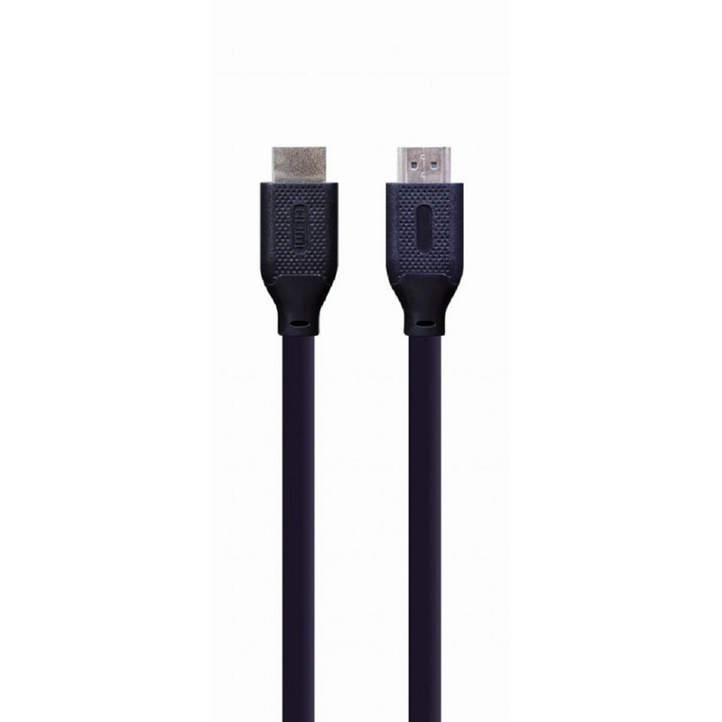 Кабель HDMI Cablexpert 19M/19M, v2.1, 8К, медь, позол.контакты, экран, 1м, черный, пакет (CC-HDMI8K-1M)