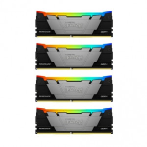 Память оперативная/ Kingston 64GB3200MT/s DDR4 CL16DIMM (Kit of4)1Gx8 FURYRenegadeRGB