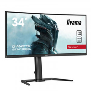LCD Iiyama 34'' GB3467WQSU-B5 {VA 3440x1440 Curved 165Hz 0.4ms 21:9 550cd 178/178 3000:1 DisplayHDR400 8bit 2xHDMI2.0 2xDisplayPort1.2 FreeSync(Prem) 4xUSB3.0 2x2W VESA}