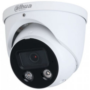 DAHUA DH-IPC-HDW3449HP-AS-PV-0280B-S4 Уличная турельная IP-видеокамера Full-color с ИИ и активным сдерживанием 4Мп; 1/2.7” CMOS; объектив 2.8мм, видеоаналитика, ИК 30м, LED 30м, IP67, корпус: металл