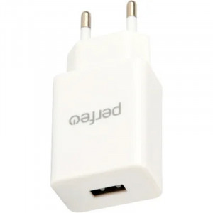 PERFEO Сетевое зарядное устройство с разъемом USB, 1А, белый (I4656)