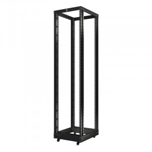 Cabeus RA-32U-1000-BK Открытая стойка 19", 32U, двухрамная, усиленная, цвет черный