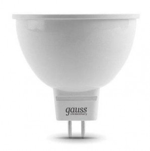 GAUSS 13514 Светодиодная лампа LED Elementary MR16 GU5.3 3.5W 290lm3000K 1/10/100 0