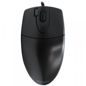 Мышь проводная A4 OP-620D black (USB, оптическая, 800dpi, 3but) (OP-620D BLACK USB)