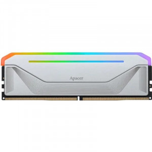 Оперативная память Apacer  DDR5  32GB  6200MHz DIMM NOX RGB White Gaming Memory CL40 1.35V (Retail) 2048*8  Heat Sink (Retail) 3 years (AH5U32G62C532NWAA-1)