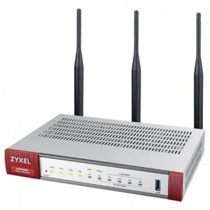 Zyxel ZyWALL USGFLEX100W-RU0101F Межсетевой экран USG FLEX 100W, 2xWAN GE (1xRJ-45 и 1xSFP), 1xOPT GE (LAN/WAN), 3xLAN/DMZ GE, 802.11a/b/g/n/ac (2,4 и 5 ГГц), 1xUSB3.0, AP Controller (8/24)