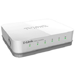 D-Link DGS-1005A/F1A Неуправляемый коммутатор с 5 портами 10/100/1000Base-T, функцией энергосбережения и поддержкой QoS 