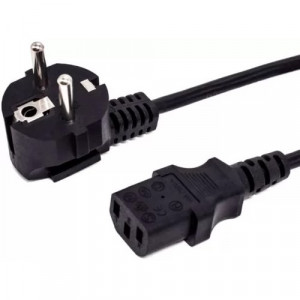 Filum Кабель питания  FL-PC16-EU-C13-1.8M CEE 7/7- С13, 3х1 мм?, 220В, 10A, чёрный, 1.8 м.[FL-PC16-EU-C13-1.8M]
