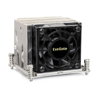 Exegate EX293443RUS Кулер ExeGate ESNK-P0048AP4.PWM.2U.2011.Cu (Al+Cu, 2U, 4 тепл. трубки, LGA2011/2066, TDP 135W, Fan 80mm, PWM, 2100-6800RPM, 2 ball bearing, 4pin, 52db, 345г, на винтах, с термопаст Exegate EX293443RUS Кулер ExeGate ESNK-P0048AP4.PWM.2U.2011.Cu (Al+Cu, 2U, 4 тепл. трубки, LGA2011/2066, TDP 135W, Fan 80mm, PWM, 2100-6800RPM, 2 ball bearing, 4pin, 52db, 345г, на винтах, с термопаст