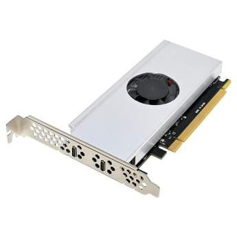 ORIENT AM-U3242PE-2C, Контроллер PCI-Ex16 v3.0, USB 3.2 Gen2x2 (SuperSpeed USB 20Gbps), скорость до 20 Гбит/с, 2-port Type-C, ASM3242+PEX8747 chipset, 6-pin разъем доп.питания, радиатор охлаждения с к