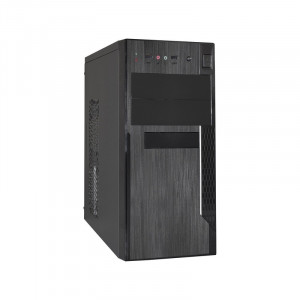 Exegate EX283244RUS Корпус Minitower ExeGate MA-373X Black, mATX <UN500, 120mm> 2*USB, Audio