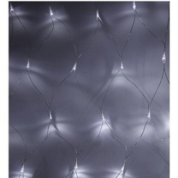 Гирлянда - сеть 1,5х1,5м, прозрачный ПВХ, 150 LED Белые [215-125]