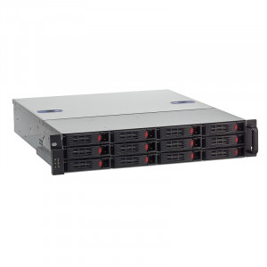 Exegate EX281233RUS Серверный корпус ExeGate Pro 2U550-HS12 <RM 19",  высота 2U, глубина 550, без БП, 12xHotSwap, USB>
