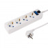 PROconnect (11-7226) Сетевой фильтр STANDARD 4 гнезда, 1,5м, 3х0,75мм?, с/з + автовыкл., белый PROconnect (11-7226) Сетевой фильтр STANDARD 4 гнезда, 1,5м, 3х0,75мм?, с/з + автовыкл., белый