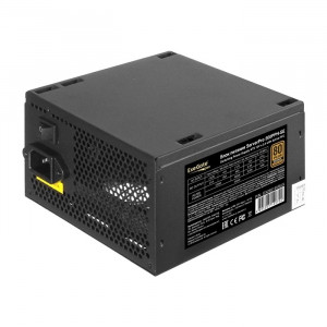 Exegate EX292195RUS Серверный БП 500W ExeGate ServerPRO 80 PLUS® Bronze 500PPH-SE (ATX, for 3U+ cases, APFC, КПД 89% (80 PLUS Bronze), 12cm fan, 24p, (4+4)p, PCIe, 5SATA, 3IDE, black)