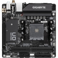 Gigabyte A520I AC, Socket AM4, AMD A520, 2xDDR4-3200, HDMI+HDMI+DP, 1xPCI-Ex16, 4xSATA3(RAID 0,1,10), 1xM.2, 8 Ch Audio, GLan, WiFi, (2+2)xUSB2.0, (4+2)xUSB3.2, Mini-ITX, RTL {}