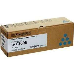 Ricoh 408189 Принт-картридж  SP C360E голубой {SPC360/361  (1500 страниц)}