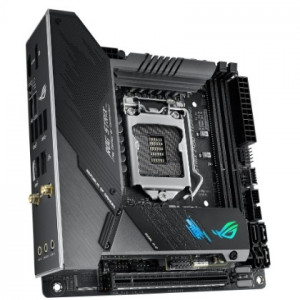 Материнская плата Asus ROG STRIX Z490-I GAMING Soc-1200 Intel Z490 2xDDR4 mini-ITX AC`97 8ch(7.1) 2.5Gg RAID+HDMI+DP