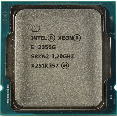 Процессор/ APU LGA1200 Intel Xeon E-2356G (Rocket Lake, 6C/12T,3.2/5GHz, 12MB, 80W, UHD Graphics P750)