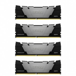 Память оперативная/ Kingston 64GB3600MT/s DDR4 CL16DIMM (Kit of4)1Gx8 FURYRenegadeBlack