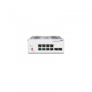 ORIGO OI2210P/185W/A1A Промышленный неуправляемый PoE-коммутатор 8x1000Base-T 802.3bt PoE, 2x1000Base-X SFP, PoE-бюджет 185 Вт