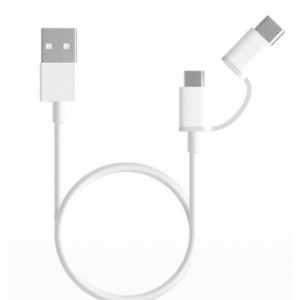 Xiaomi Mi 2-in-1 USB Cable Micro USB to Type C (30cm)