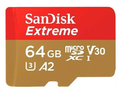 Micro SecureDigital 64Gb Sandisk Extreme (SDSQXAH-064G-GN6MN)