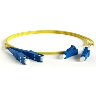 Hyperline FC-D2-9-SC/­UR-SC/­UR-H-3M-LSZH-YL Патч-корд волоконно-оптический (шнур) SM 9/­125 (OS2), SC/­UPC-SC/­UPC, 2.0 мм, duplex, LSZH, 3 м