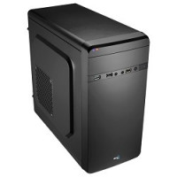 Mini Tower AeroCool Qs-180 черный w/o PSU mATX EN52919