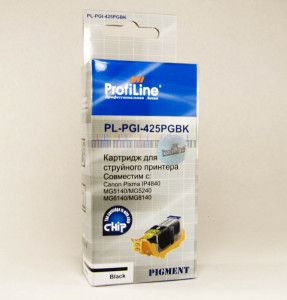 PGI-425BK PGBK (Black) Картридж для принтеров Canon Pixma IP4840/MG5140/MG5240/MG6140/MG8140 с чипом ProfiLine струйный